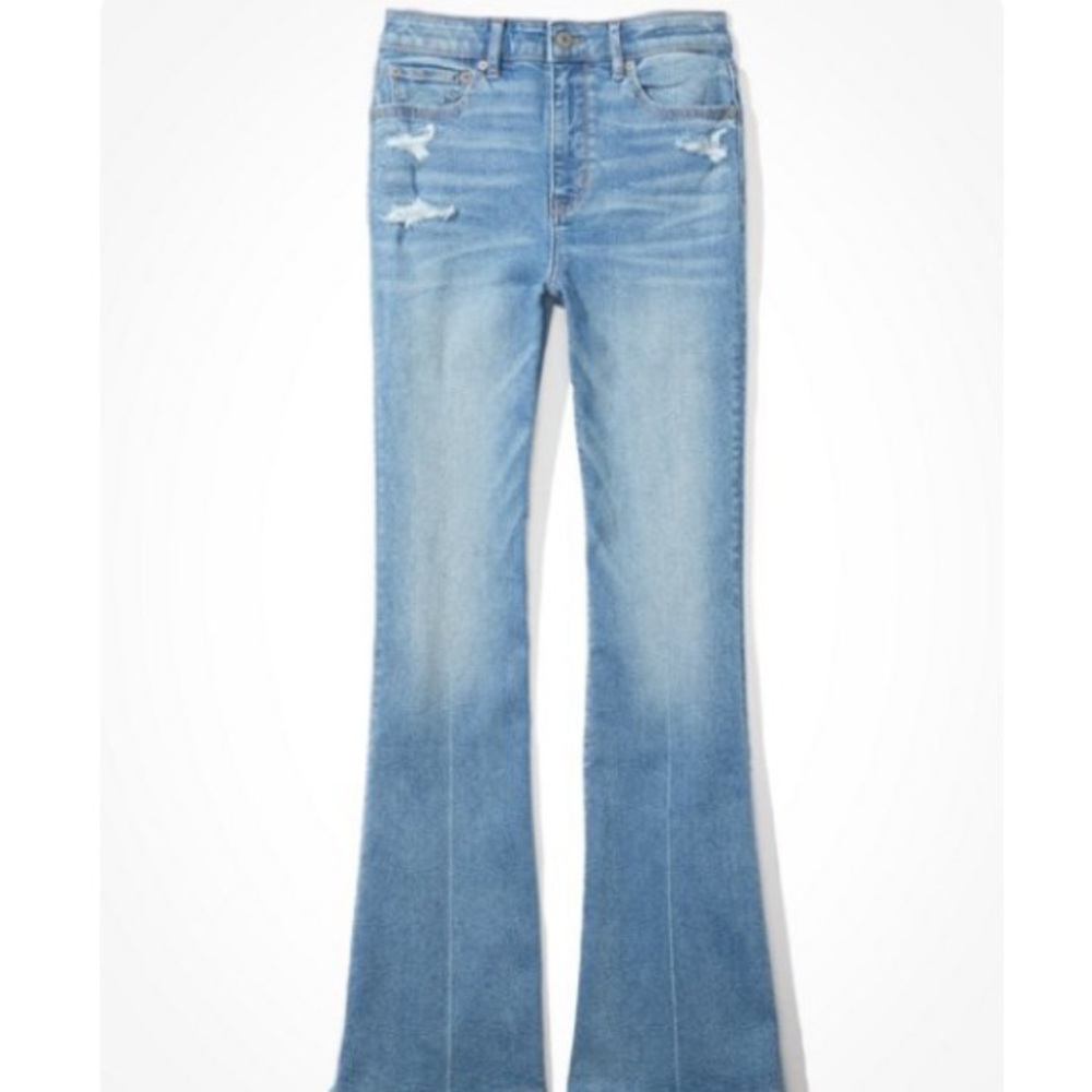 American Eagle Super High Wasted Flare Jean